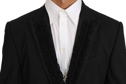 Dolce & Gabbana Elegant Black Slim Fit Martini Blazer Jacket - Sandy Store ByNet