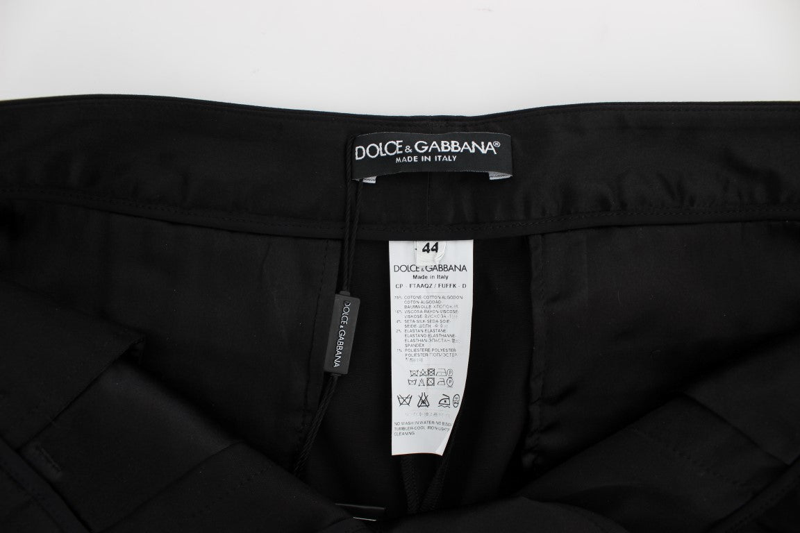 Dolce & Gabbana Elegant Black Torero Capri Pants - Sandy Store ByNet