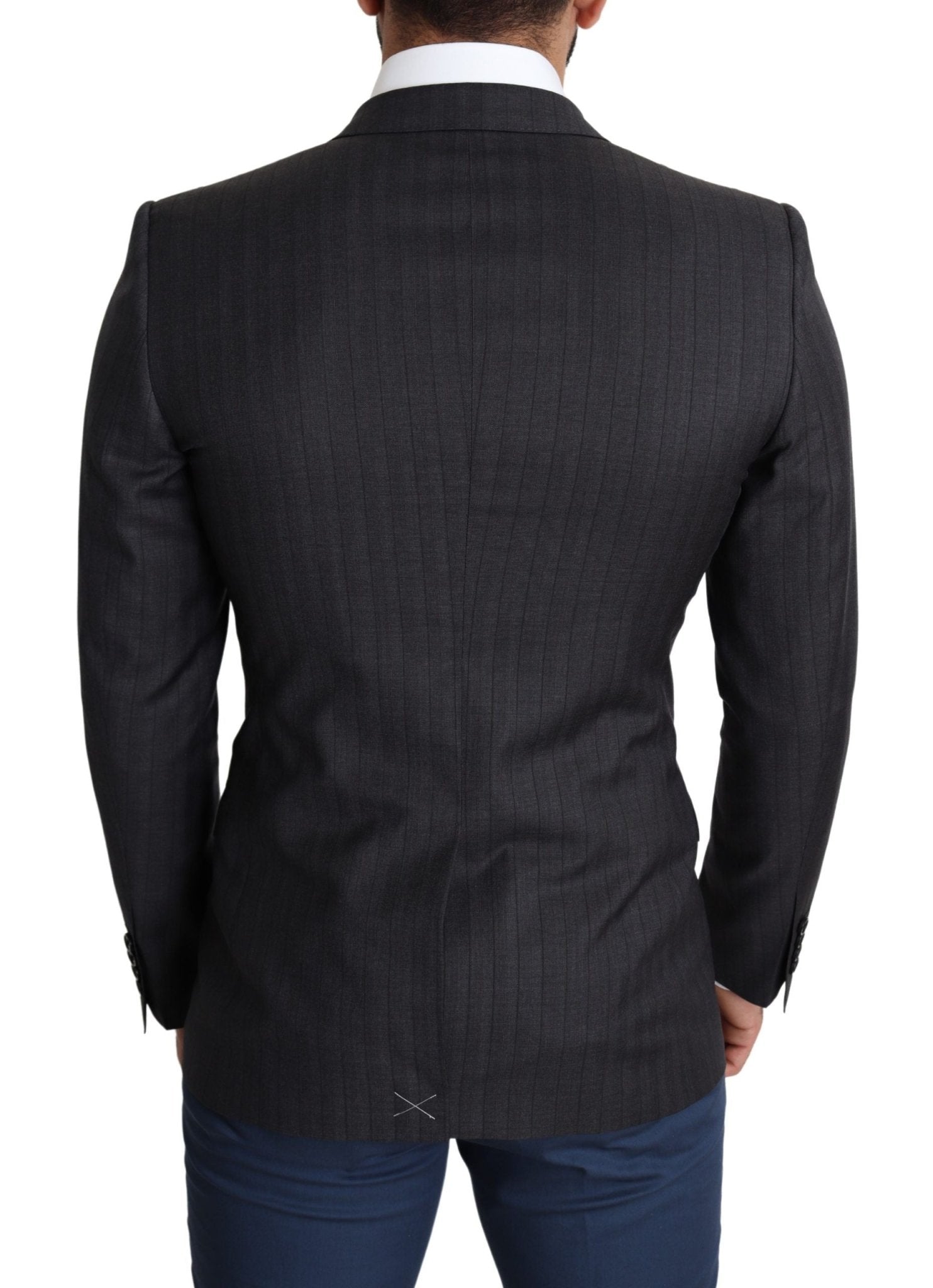Dolce & Gabbana Elegant Black Virgin Wool Martini Blazer - Sandy Store ByNet
