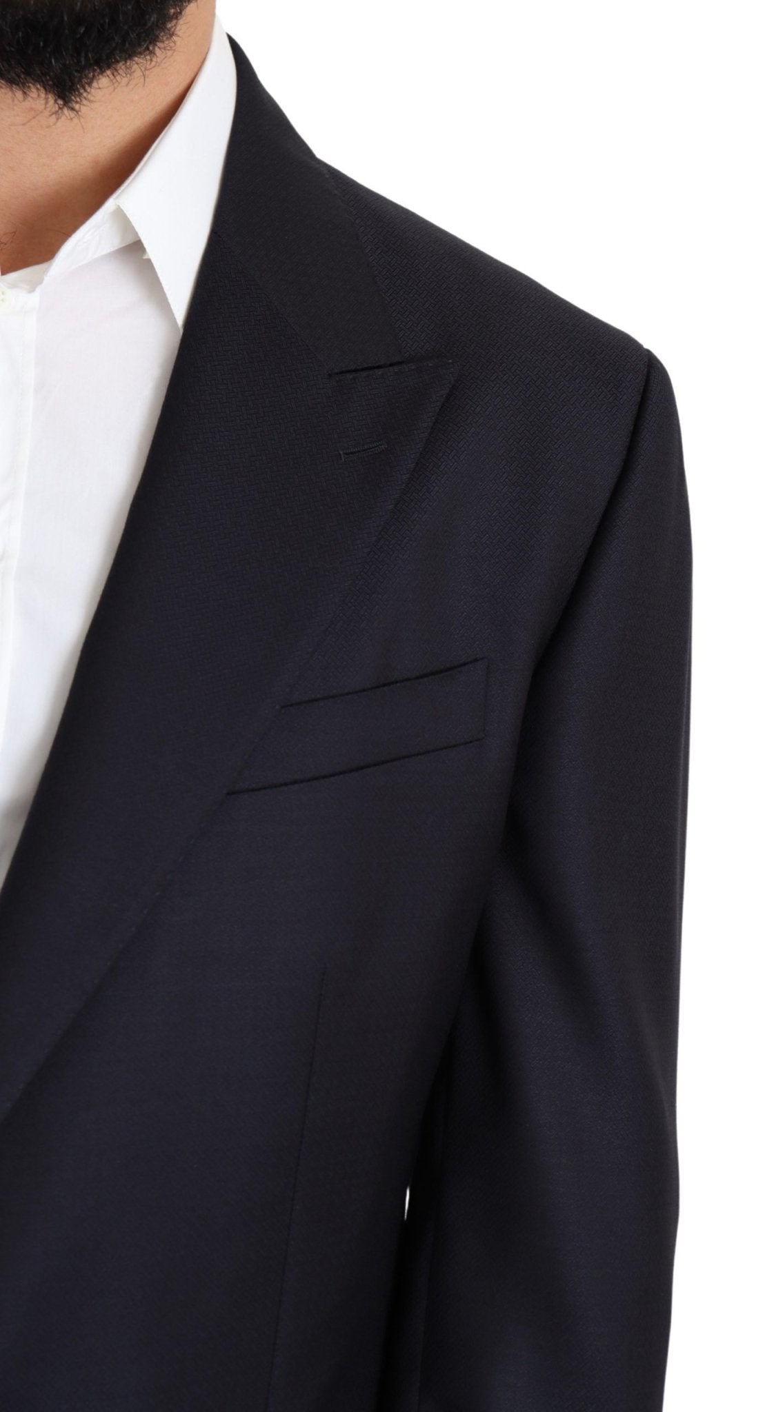 Dolce & Gabbana Elegant Black Virgin Wool Men's Blazer - Sandy Store ByNet