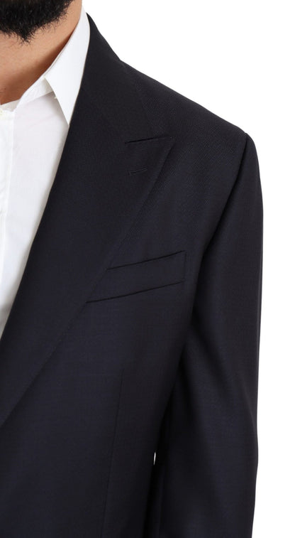 Dolce & Gabbana Elegant Black Virgin Wool Men's Blazer - Sandy Store ByNet