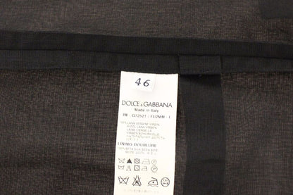 Dolce & Gabbana Elegant Black Wool Dress Vest - Sandy Store ByNet
