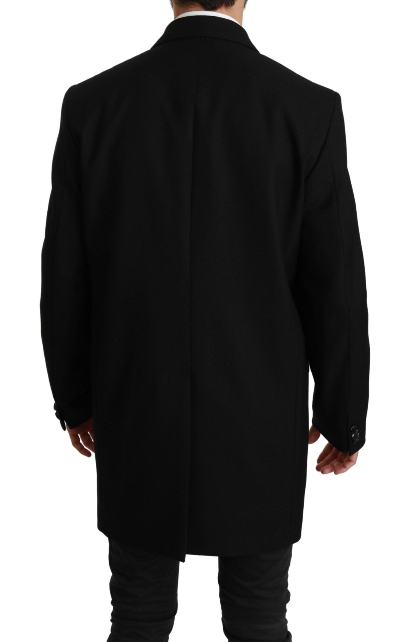 Dolce & Gabbana Elegant Black Wool Formal Blazer - Sandy Store ByNet