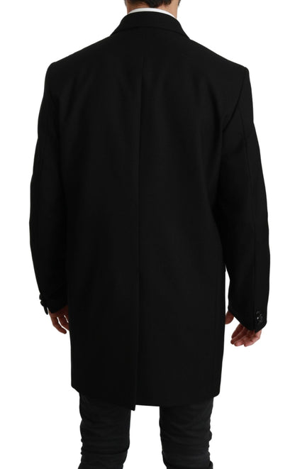 Dolce & Gabbana Elegant Black Wool Formal Blazer - Sandy Store ByNet