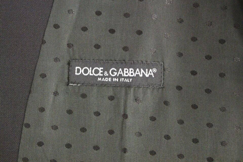 Dolce & Gabbana Elegant Black Wool Formal Dress Vest - Sandy Store ByNet