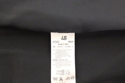 Dolce & Gabbana Elegant Blue Cotton Stretch Dress Vest - Sandy Store ByNet