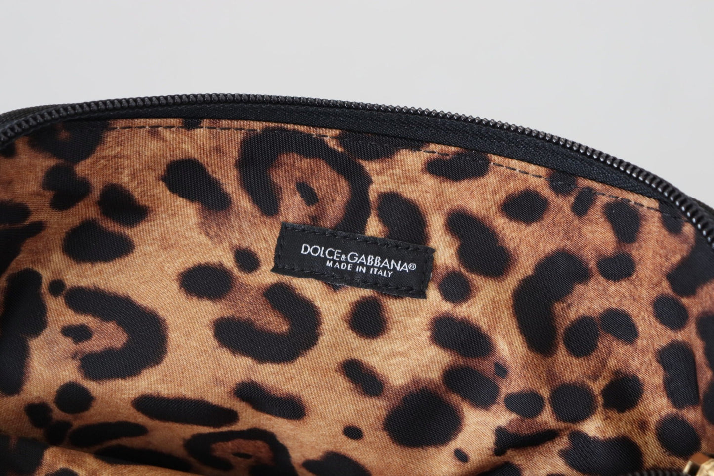 Dolce & Gabbana Elegant Blue Polyamide Pouch Bag - Sandy Store ByNet