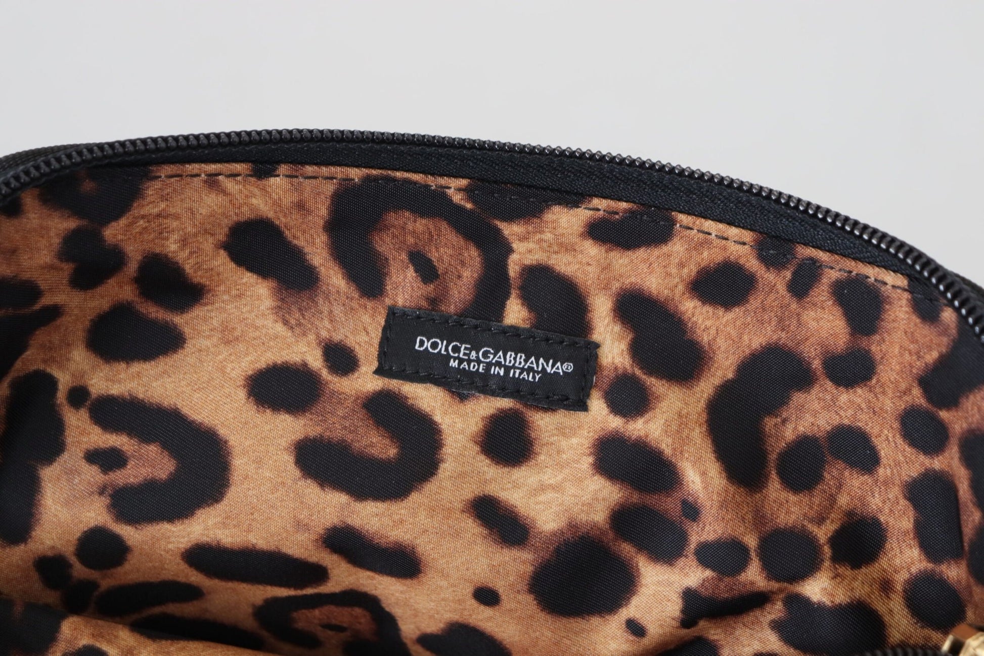 Dolce & Gabbana Elegant Blue Polyamide Pouch Bag - Sandy Store ByNet