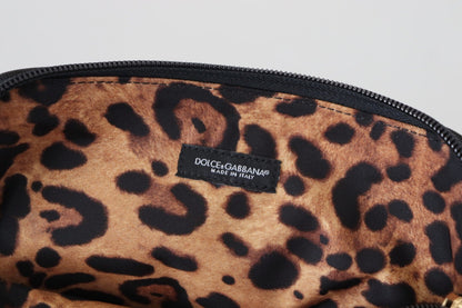 Dolce & Gabbana Elegant Blue Polyamide Pouch Bag - Sandy Store ByNet