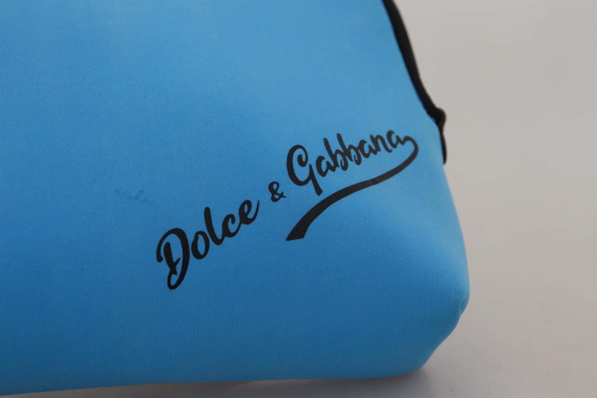Dolce & Gabbana Elegant Blue Polyamide Pouch Bag - Sandy Store ByNet