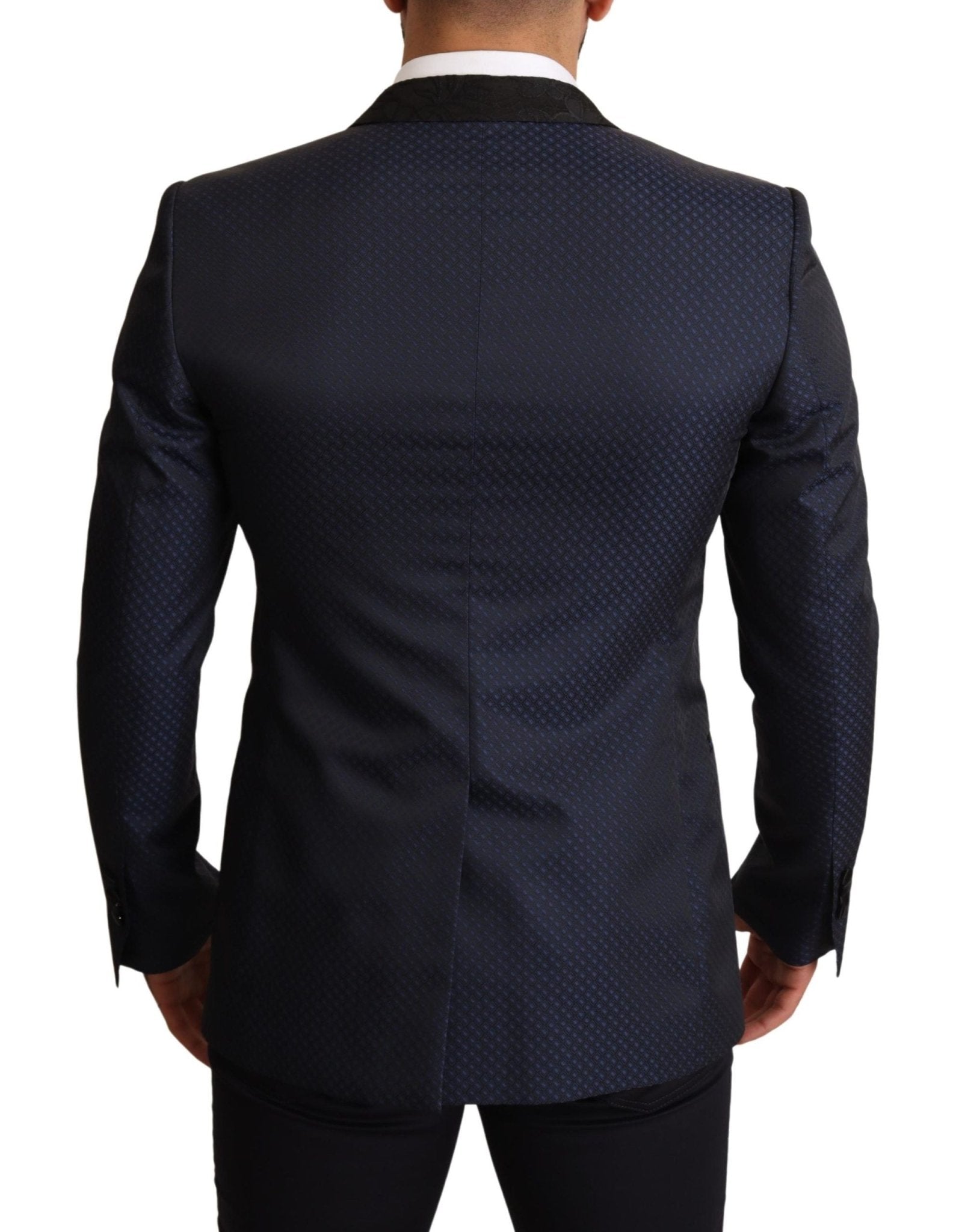 Dolce & Gabbana Elegant Blue Slim Fit Martini Blazer - Sandy Store ByNet
