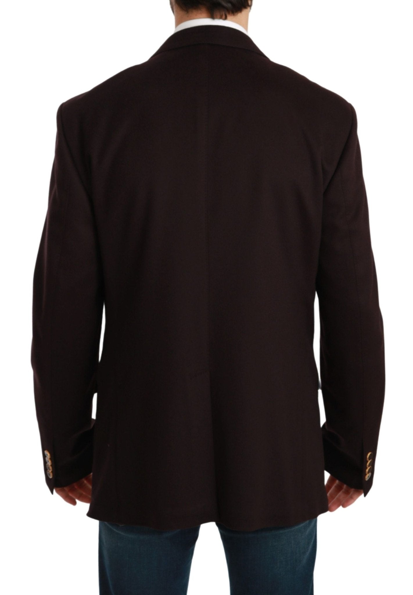 Dolce & Gabbana Elegant Bordeaux Taormina Cashmere Blazer - Sandy Store ByNet