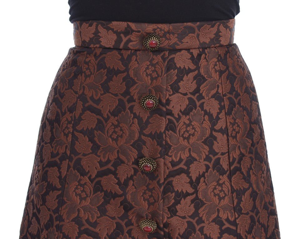 Dolce & Gabbana Elegant Brocade Bubble Skirt - Sandy Store ByNet