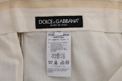 Dolce & Gabbana Elegant Brown Formal Trousers for Men - Sandy Store ByNet