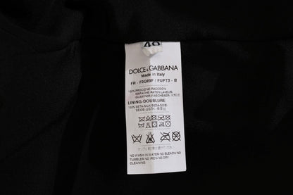 Dolce & Gabbana Elegant Brown Raccoon Fur Knee - Length Coat - Sandy Store ByNet