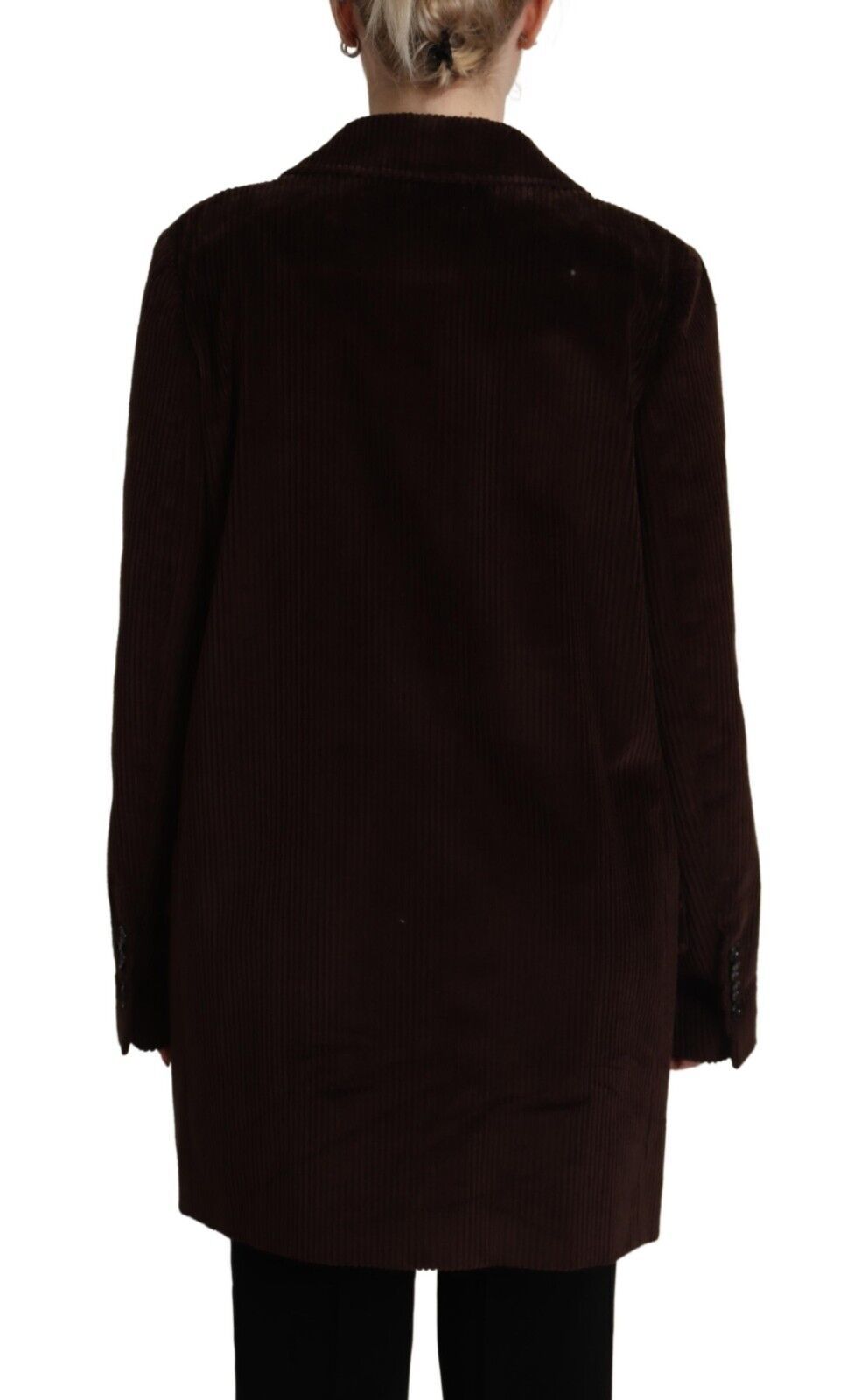 Dolce & Gabbana Elegant Burgundy Double - Breasted Trench Coat - Sandy Store ByNet