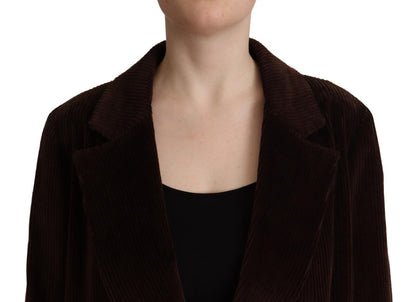 Dolce & Gabbana Elegant Burgundy Double - Breasted Trench Coat - Sandy Store ByNet