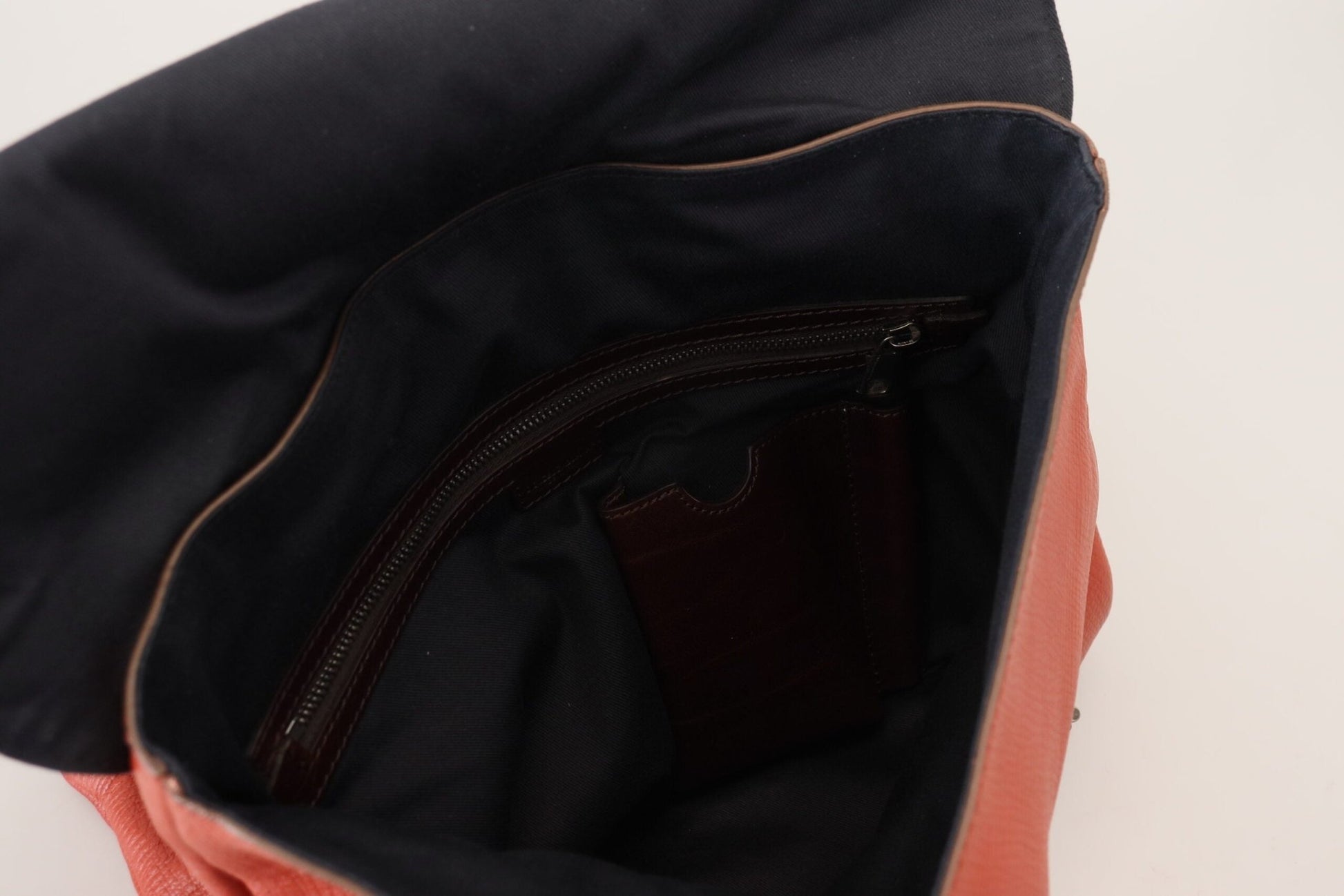Dolce & Gabbana Elegant Calfskin Leather Backpack in Orange - Sandy Store ByNet