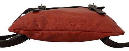 Dolce & Gabbana Elegant Calfskin Leather Backpack in Orange - Sandy Store ByNet