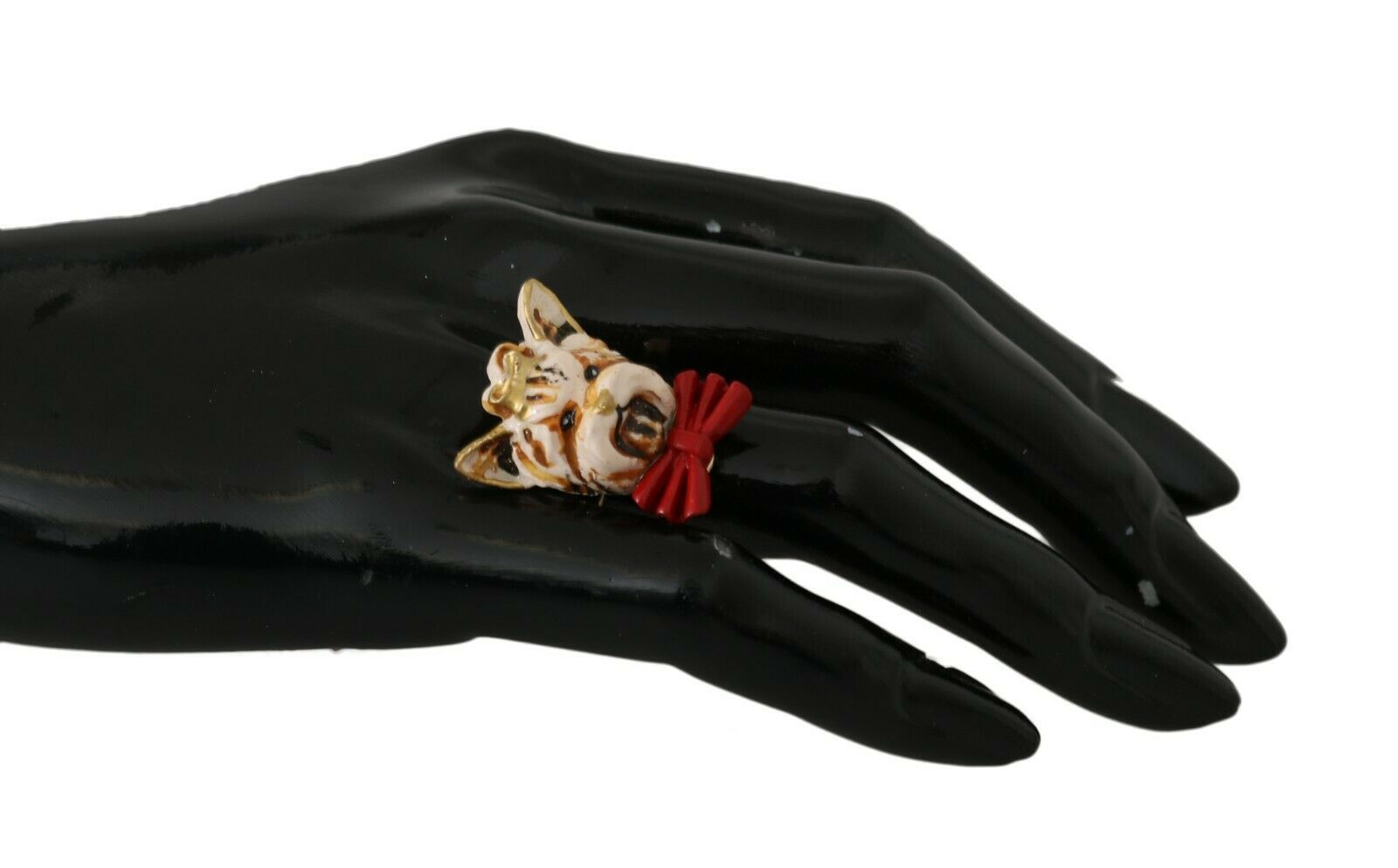 Dolce & Gabbana Elegant Canine Charm Women's Ring - Sandy Store ByNet