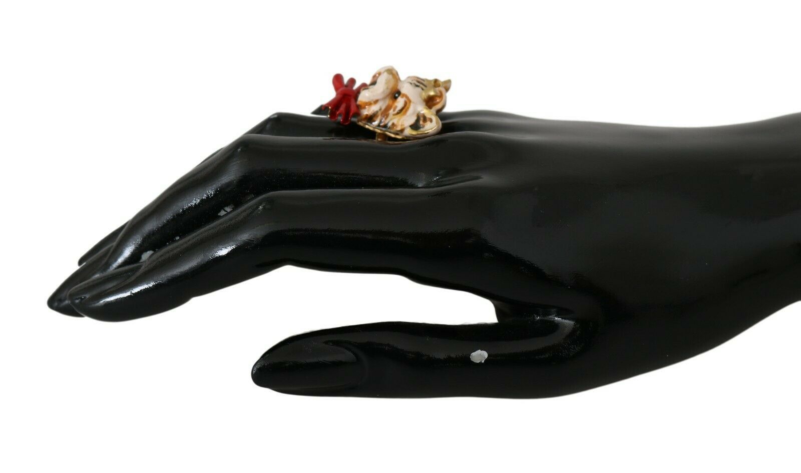 Dolce & Gabbana Elegant Canine Charm Women's Ring - Sandy Store ByNet