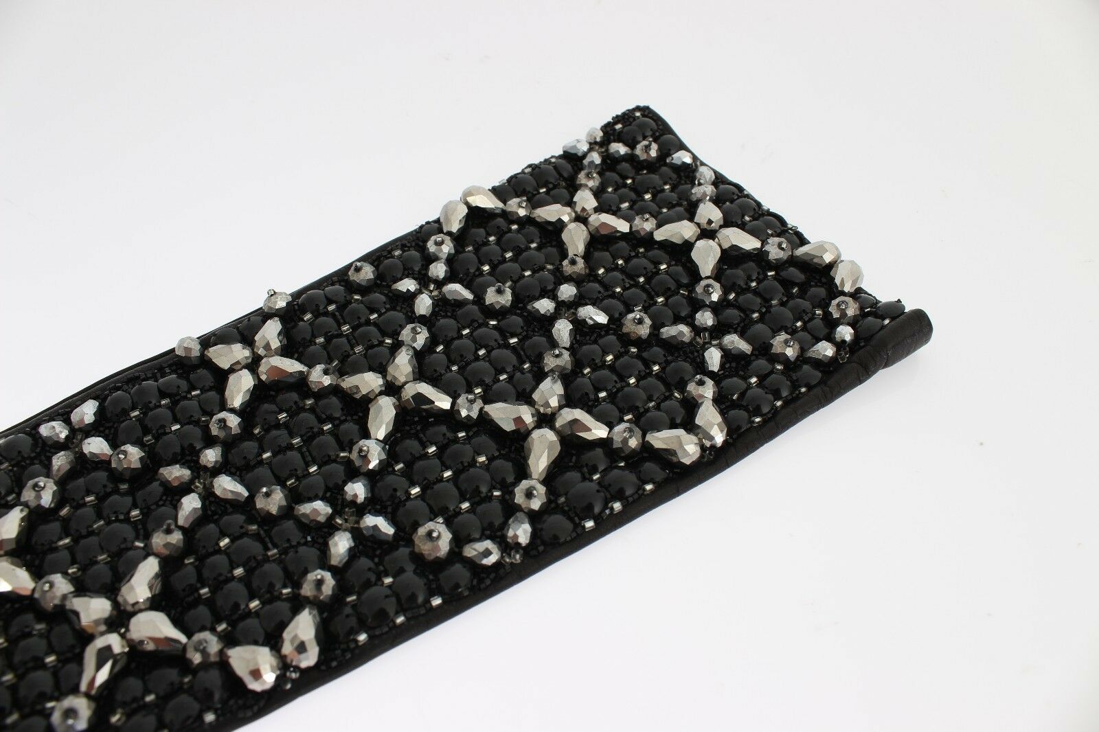 Dolce & Gabbana Elegant Crystal Beaded Leather Gloves - Sandy Store ByNet