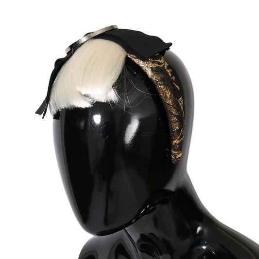 Dolce & Gabbana Elegant Crystal Diadem Headband - Sandy Store ByNet