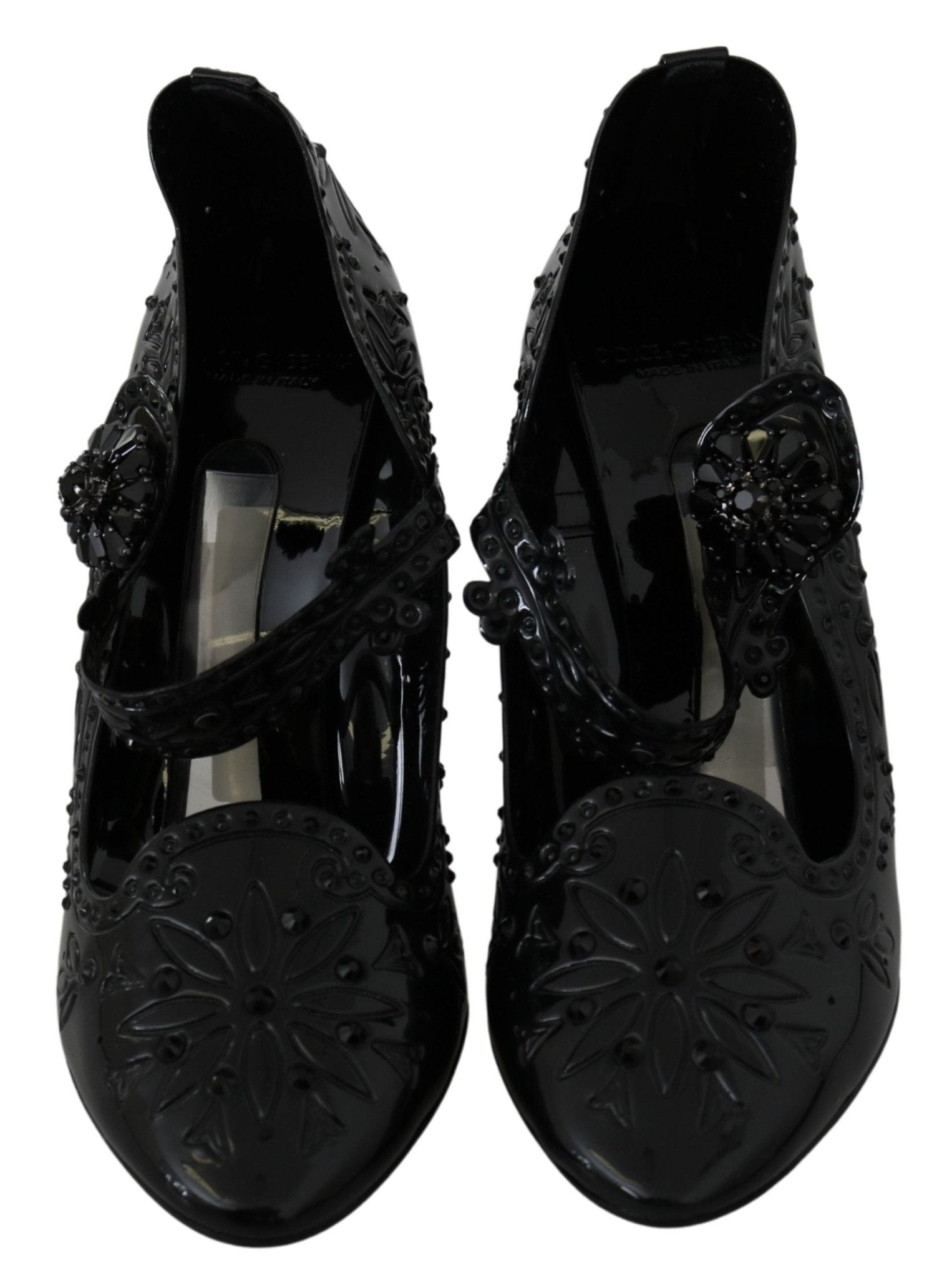 Dolce & Gabbana Elegant Crystal Embellished Cinderella Pumps - Sandy Store ByNet