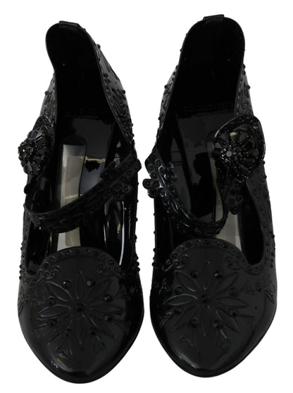 Dolce & Gabbana Elegant Crystal Embellished Cinderella Pumps - Sandy Store ByNet