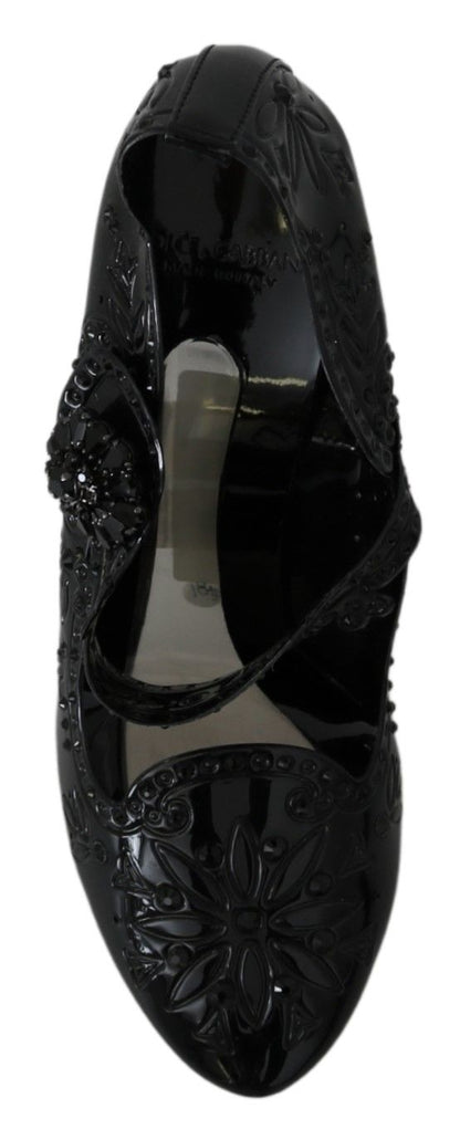 Dolce & Gabbana Elegant Crystal Embellished Cinderella Pumps - Sandy Store ByNet