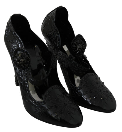 Dolce & Gabbana Elegant Crystal Embellished Cinderella Pumps - Sandy Store ByNet