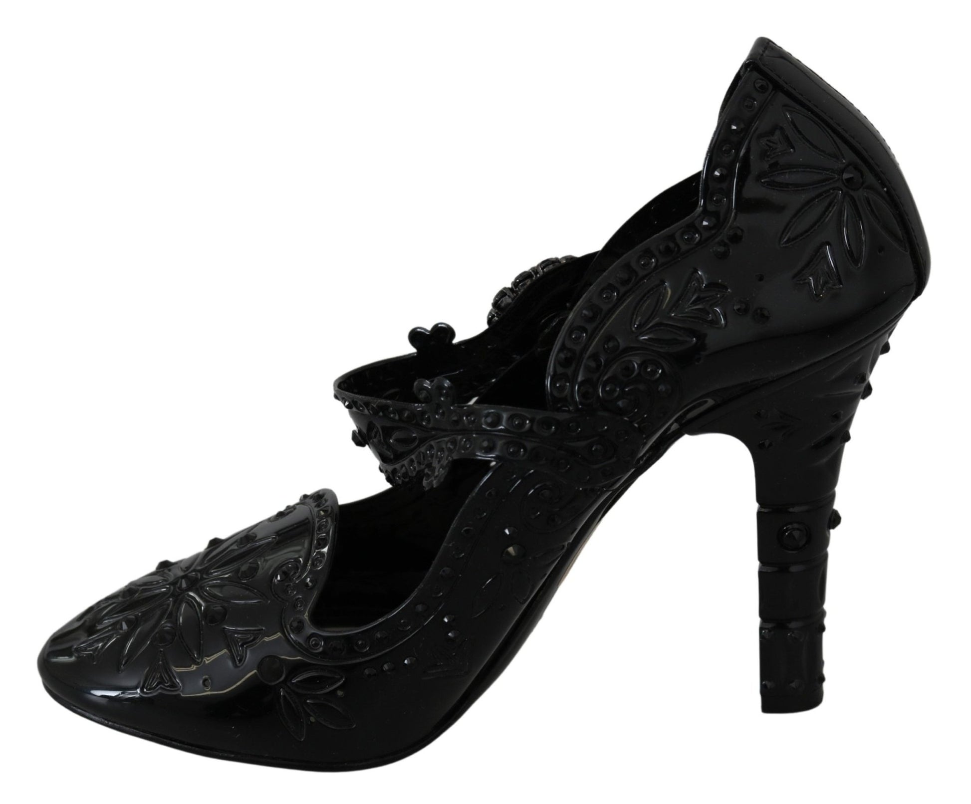 Dolce & Gabbana Elegant Crystal Embellished Cinderella Pumps - Sandy Store ByNet