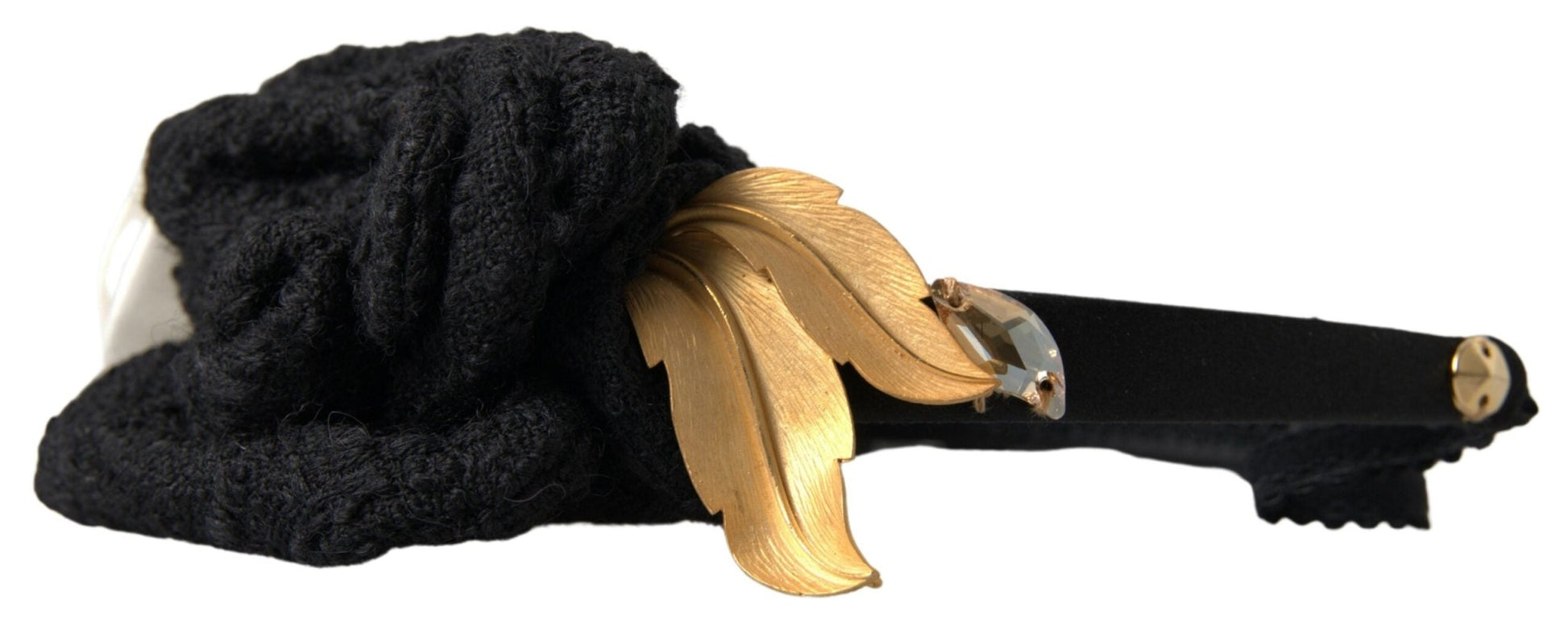 Dolce & Gabbana Elegant Crystal - Embellished Silk Diadem - Sandy Store ByNet