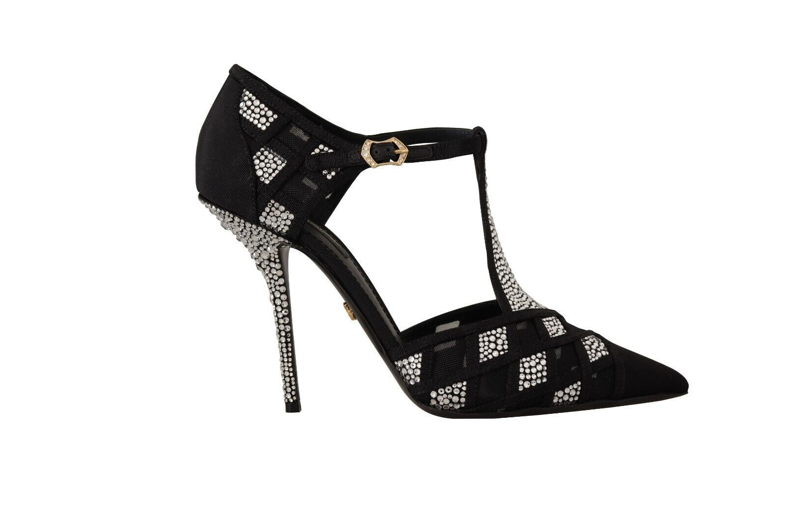 Dolce & Gabbana Elegant Crystal - Embellished Suede Pumps - Sandy Store ByNet
