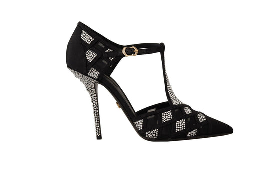 Dolce & Gabbana Elegant Crystal - Embellished Suede Pumps - Sandy Store ByNet