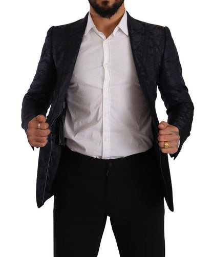 Dolce & Gabbana Elegant Dark Blue MARTINI Formal Blazer - Sandy Store ByNet