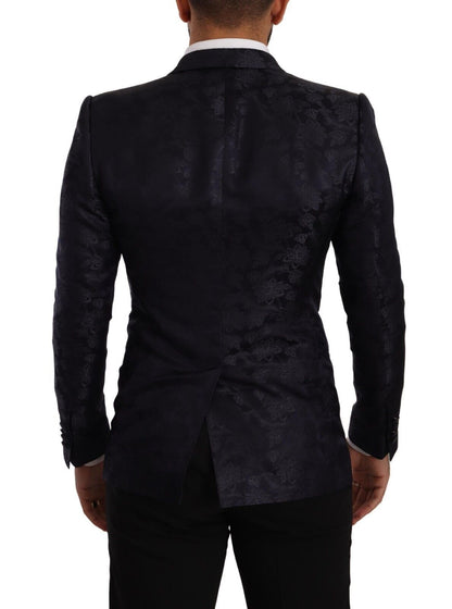Dolce & Gabbana Elegant Dark Blue MARTINI Formal Blazer - Sandy Store ByNet