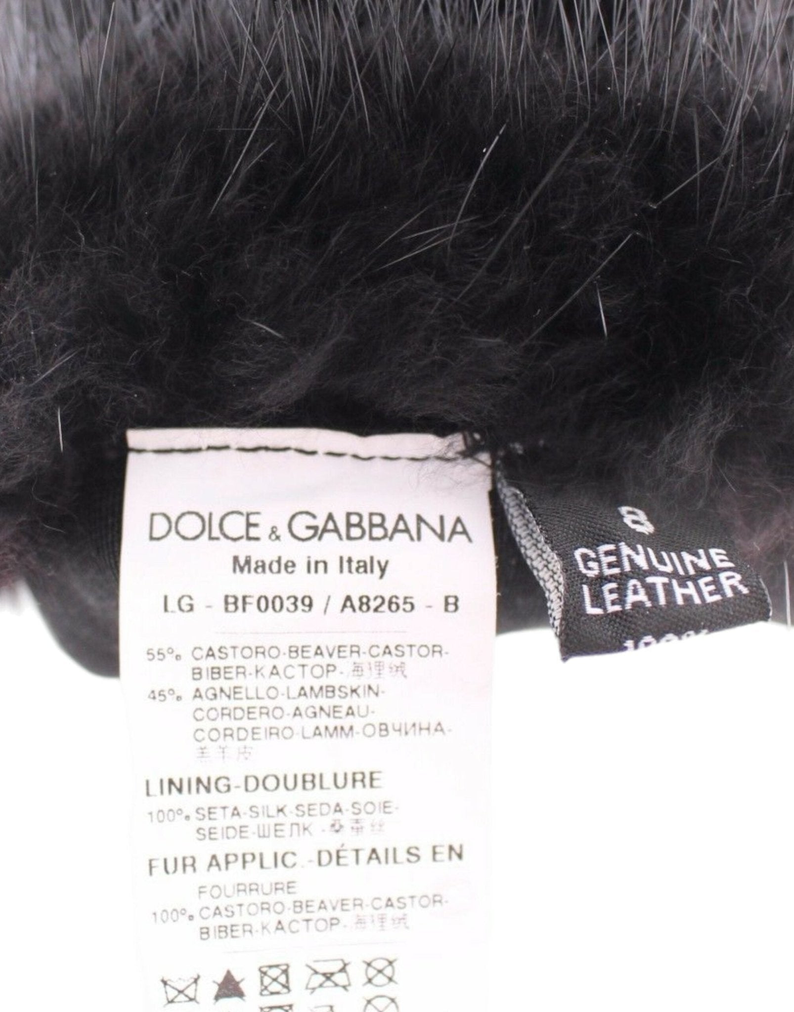 Dolce & Gabbana Elegant Elbow Length Leather Gloves - Sandy Store ByNet