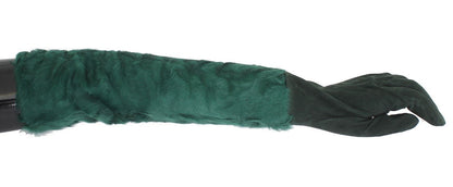 Dolce & Gabbana Elegant Elbow - Length Leather Gloves - Sandy Store ByNet