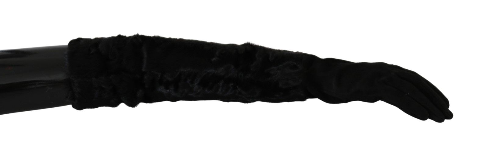Dolce & Gabbana Elegant Elbow Length Suede Gloves - Sandy Store ByNet