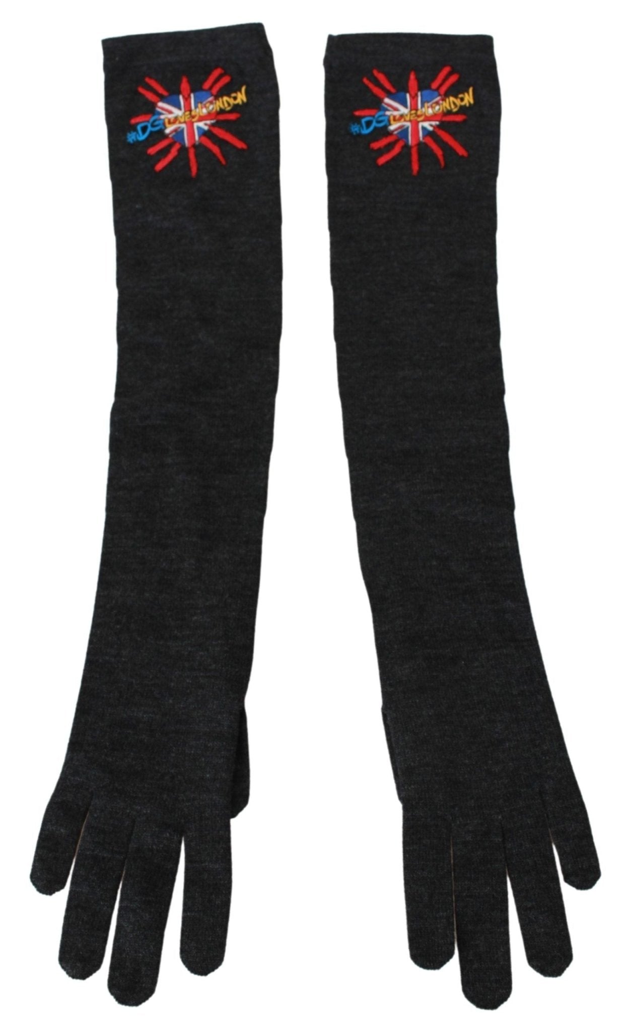 Dolce & Gabbana Elegant Elbow Length Woolen Gloves - Sandy Store ByNet