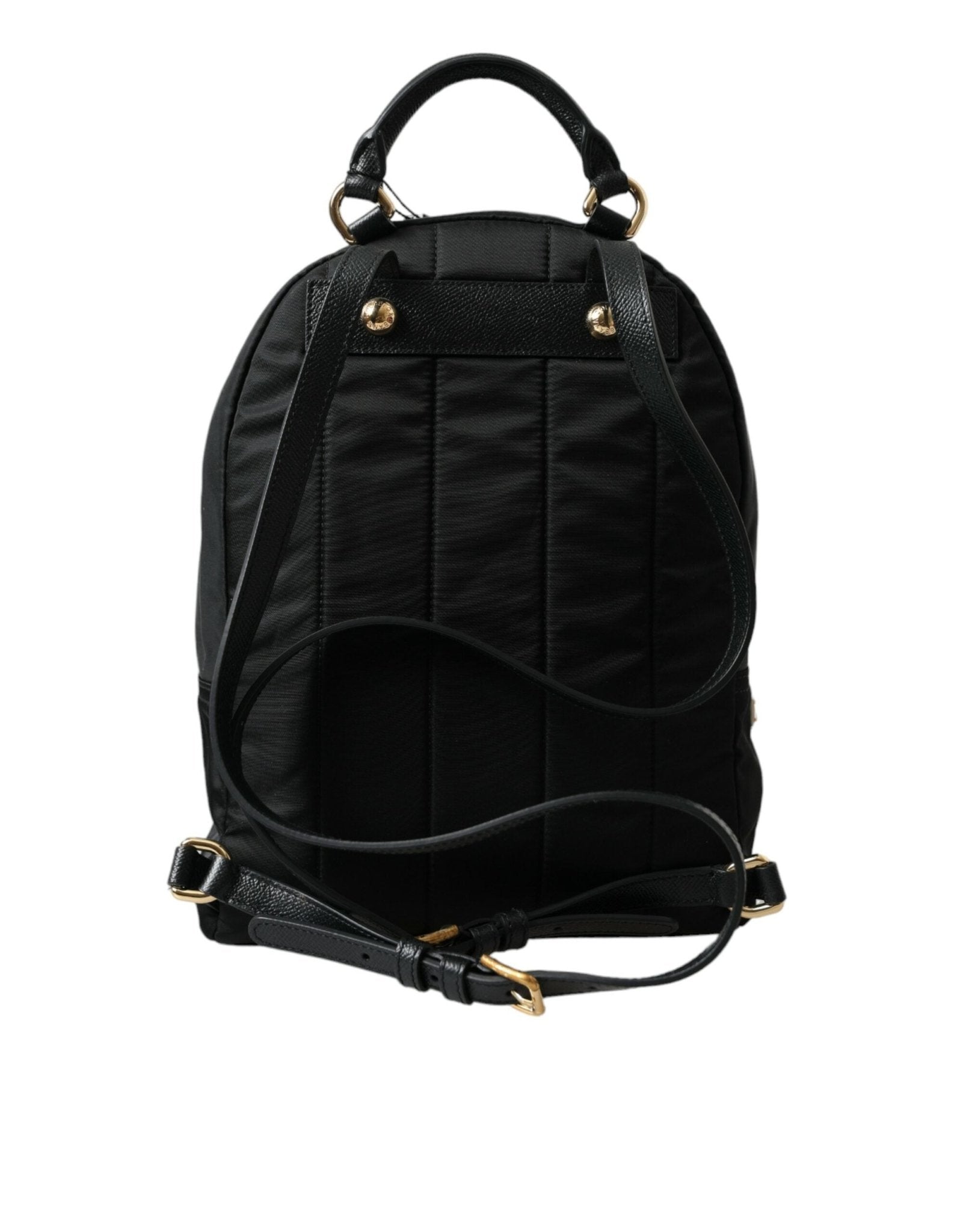 Dolce & Gabbana Elegant Embellished Black Backpack - Sandy Store ByNet
