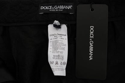 Dolce & Gabbana Elegant Floral Brocade Dress Shorts - Sandy Store ByNet
