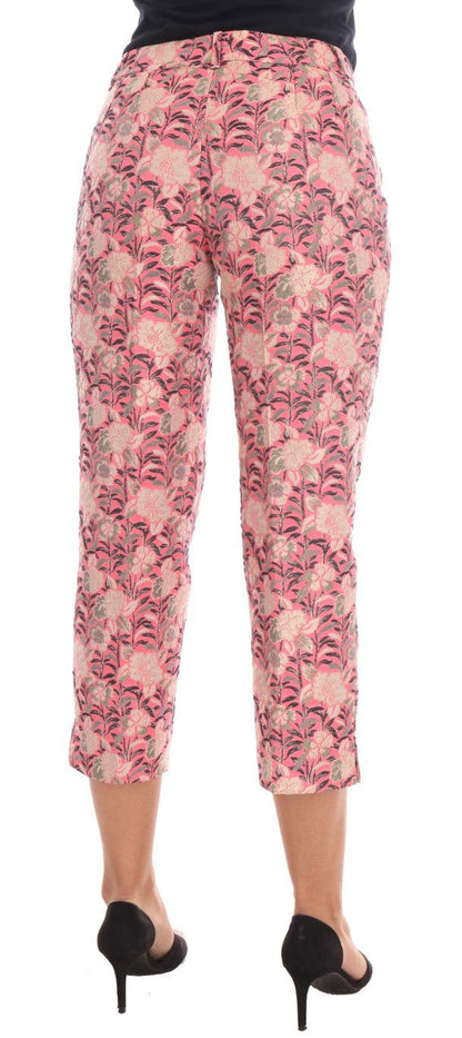 Dolce & Gabbana Elegant Floral Brocade Pants - Sandy Store ByNet