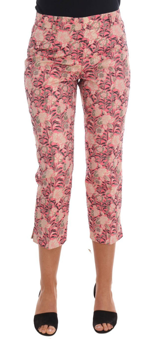 Dolce & Gabbana Elegant Floral Brocade Pants - Sandy Store ByNet