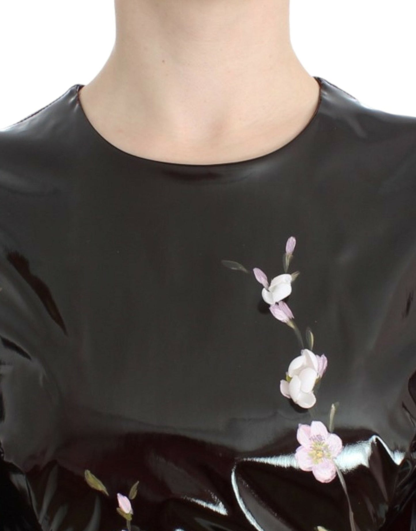 Dolce & Gabbana Elegant Floral Embellished Shift Dress - Sandy Store ByNet