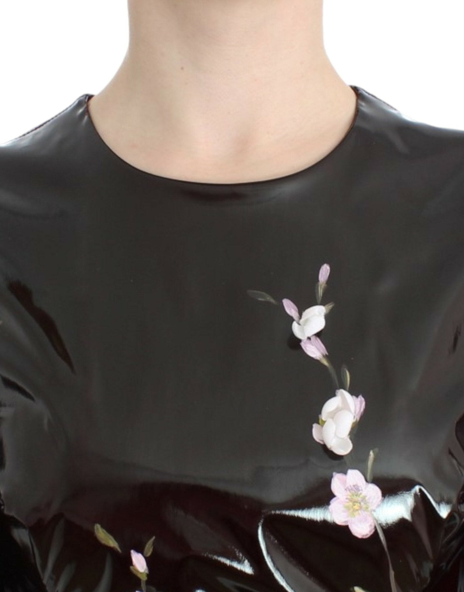 Dolce & Gabbana Elegant Floral Embellished Shift Dress - Sandy Store ByNet