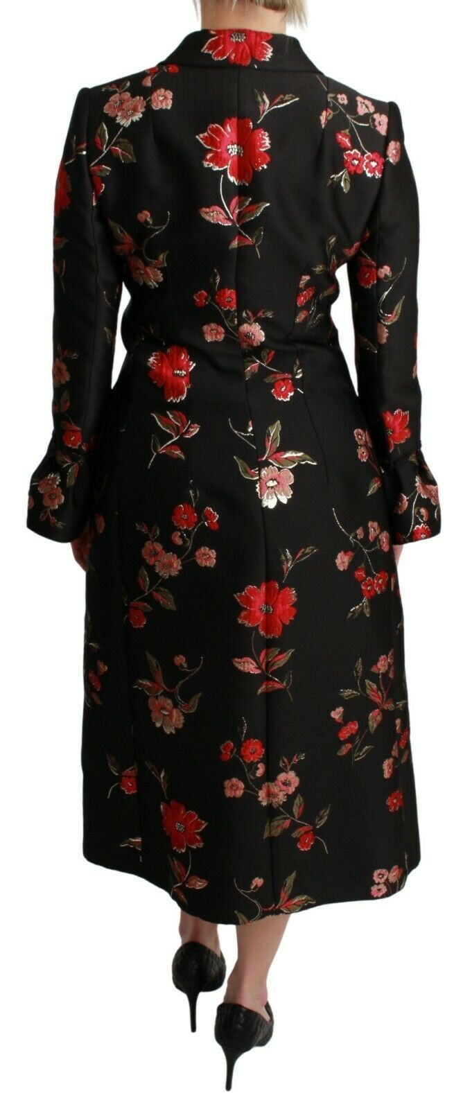 Dolce & Gabbana Elegant Floral Embroidered Trench Coat - Sandy Store ByNet