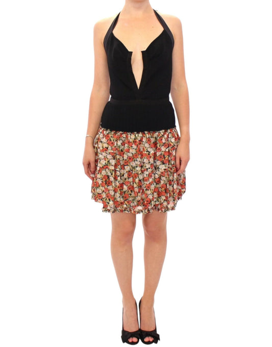 Dolce & Gabbana Elegant Floral Halterneck Bubble Dress - Sandy Store ByNet
