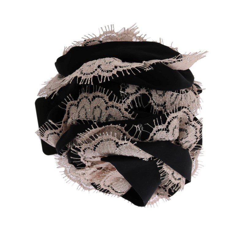 Dolce & Gabbana Elegant Floral Lace Crystal Hair Claw - Sandy Store ByNet